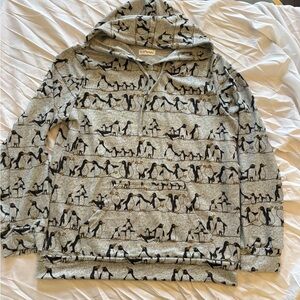 L.A. Soul hoodie all over print penguins size large